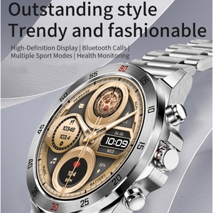 Nouvelle <span class=keywords><strong>montre</strong></span> <span class=keywords><strong>connectée</strong></span> pour <span class=keywords><strong>homme</strong></span> 2024 NX1pro avec écran AMOLED, <span class=keywords><strong>bracelet</strong></span> en <span class=keywords><strong>acier</strong></span> inoxydable, suivi du sommeil, étanche IP67, calendrier - Product Image 2