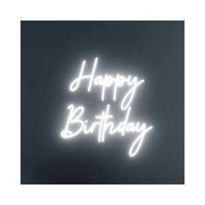 ป้ายไฟนีออน LED แบบกำหนดเองออกแบบได้ฟรีสุขสันต์วันเกิดป้ายนีออนสำหรับห้องนอนงานเลี้ยงวันเกิดที่บ้าน - Product Image 6