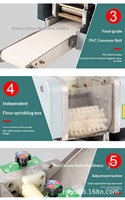 Machine commerciale manuelle pour la fabrication de raviolis et de wontons, avec moules interchangeables et garantie d'un an