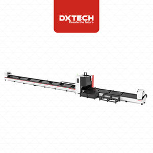 Machine de découpe laser à fibre 2000W pour tubes métalliques et tuyaux ronds, haute précision, avec refroidissement par eau et système de contrôle Cypcut - Product Image 1