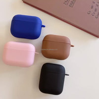 Casing Pelindung Silikon Lembut Baru untuk Apple AirPods 3 Aksesoris Headset Nirkabel Bahan TPU Tahan Lama