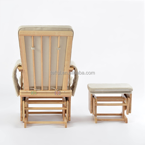 High back <b>recliner</b> maternity nursing breastfeeding nursery glider rocking chair for living room - Product Image 5