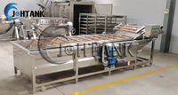 Hoge Kwaliteit Industriële Groente-en Wasmachine Blad En Fruit Groenten Bubble Wassen Verwerking Lijn