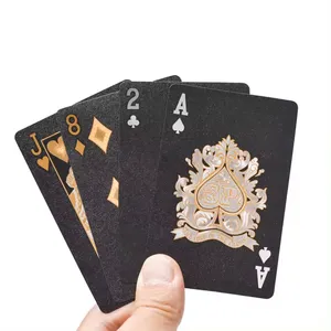 Фабричные пользовательские игральные карты пластиковые ПВХ бесплатные образцы карты игры в покер пользовательская колода карт