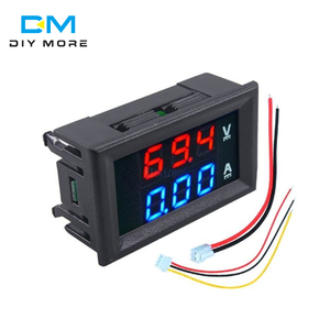 Màn Hình LED Kép Màu Xanh + Đỏ 0.56 "Máy Đo Điện Thế Ampe Kế Kỹ Thuật Số DC 100V 10A Bảng Điều Khiển Ampe Kế Hiện Tại Máy Đo Điện Áp Với Các Đường Dây Nóng - Product Image 1