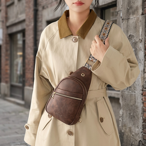 Sac à bandoulière de luxe en cuir PU tendance pour filles, sacoche de poitrine décontractée et élégante pour adolescentes, petit sac messager de voyage en gros - Product Image 1