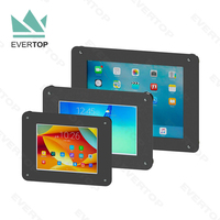 LSW01-B Étui universel en acrylique pour tablette de 7,9 à 12,9 pouces, support mural pour tablette, support mural VESA pour iPad, Air Pro