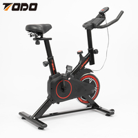 Máquina de gimnasio para interiores de alta calidad, pantalla táctil electrónica, ajuste de altura, volante magnético, bicicleta giratoria para Fitness en casa
