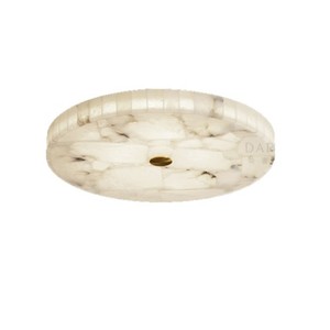 Natural Marble <b>Ceiling</b> <b>Light</b> Round Modern Minimalist Bedroom <b>Light</b> Nordic Style Luxury Room Lighting - Product Image 5