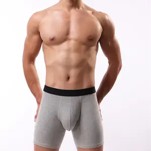 Cuecas boxer masculinas, roupa íntima, cuecas masculinas de alta qualidade, cuecas boxer, com suporte embutido para bolsa de balpark