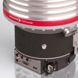 Pompe à vide turbomoléculaire Pfeiffer HiPace 300 M en acier inoxydable, ultra haute pression, moteur électrique triphasé - Product Image 4