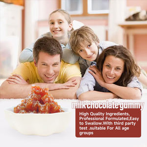 밀크 초콜릿 구미 OEM-천연 코코아 맛 구미 스낵 - Product Image 6