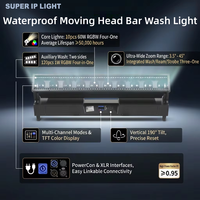 Barra de Luz LED RGBW Pixel IP65 a Prueba de Agua, con Efectos de Haz, Wash y Strobe, para Iluminación de Escenarios, DJ, Clubes, Bodas y Conciertos