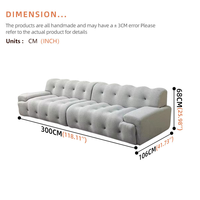 Canapé de luxe compressé en tissu velours, emballé sous vide, style moderne et minimaliste, pour la maison, l'hôtel, le salon, meubles design