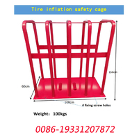 Cage de sécurité d'inflation de pneu de pneu d'explosion de roue de camion lourd pour changer et gonfler