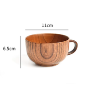Gobelet à eau, bière, lait en bois fabriqué à la main, écologique, design personnalisé pour la maison, la cuisine, la restauration, vaisselle, carton