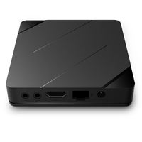 Boîtier TV intelligent Linux HD 4K Amlogic S905W EM95W Quad Core Ubuntu Android Dual OS 2GB 16GB Linux OS TV Box