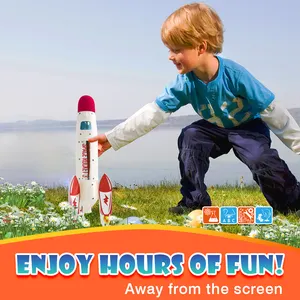 Penjualan Terbaik Mainan Roket Model Peluncur Air Busa Terbang Luar Ruangan untuk Anak-anak