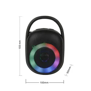 Wholesale Mini caixa de som Music Fashion Sound Mobil Led Wireless Bluetooth Speaker with Fm Radio