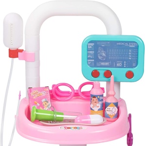Jouet interactif <span class=keywords><strong>docteur</strong></span> ensemble avec lumières kit <span class=keywords><strong>de</strong></span> chariot médical pour enfants semblant jouer <span class=keywords><strong>jeu</strong></span> <span class=keywords><strong>de</strong></span> rôle éducatif <span class=keywords><strong>jeu</strong></span> <span class=keywords><strong>de</strong></span> bilan <span class=keywords><strong>de</strong></span> santé - Product Image 2