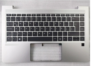 Teclados españoles con cubierta para M23769-161 para HP <span class=keywords><strong>ProBook</strong></span> 440 <span class=keywords><strong>G8</strong></span> <span class=keywords><strong>445</strong></span> <span class=keywords><strong>G8</strong></span>, reposamanos plateado con teclado LA retroiluminado - Product Image 3