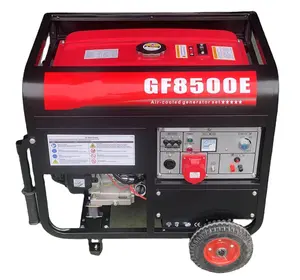 Color Customized Generator 6kw 7kw 8kw 9kw Air Cooled Diesel Generator