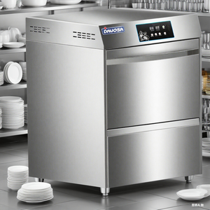 <span class=keywords><strong>Machine</strong></span> à <span class=keywords><strong>vaisselle</strong></span> électrique professionnelle sous comptoir en verre et acier inoxydable pour restaurants et hôtels - Product Image 1