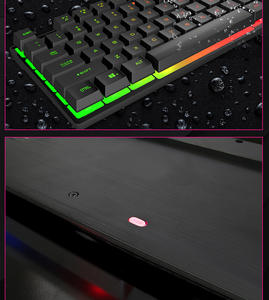 <span class=keywords><strong>IMICE</strong></span> <span class=keywords><strong>Gaming</strong></span> Wired Mechanical Keyboard & <span class=keywords><strong>Mouse</strong></span> Peripheral Kit 104 teclas con iluminación de arco iris para juegos de computadora de escritorio - Product Image 3