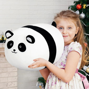 Peluche géante personnalisée style <span class=keywords><strong>chinois</strong></span> <span class=keywords><strong>Panda</strong></span>, adorable animal en peluche, coussin câlin, cadeau pour enfants et adultes - Product Image 4