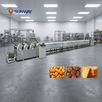 Ligne de production de biscuits à usage commercial, machine à biscuits durs, machine à biscuits croustillants, extrudeuse à double vis, ligne de machines à biscuits