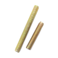 Carbon Steel Metric/Inch Threaded Rod Stud Bar Full Thread Screw Rod Galvanized Zinc Plated Class 4.8 6.8 Construction