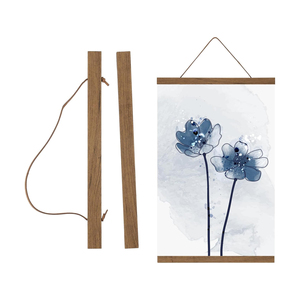 Échantillon Gratuit : Cadre Magnétique en Bois de Noyer pour Affiches, Support Mural Magnétique en Chêne et Teck pour Décoration Murale, Taille Personnalisée, Logo OEM - Product Image 1