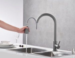 Matte Black Electric <strong>Shower</strong> Faucet Single Handle Modern Design Bathroom <strong>Kitchen</strong> Fast Heating Hot Water Stainless Steel Hot Cold - Product Image 2