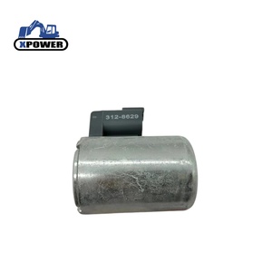 Nouvelle bobine de solénoïde XPower 24 volts 312-8629 3128629 pour excavatrice sur chenilles E973D/E973K/E5110B, pièces OEM - Product Image 1