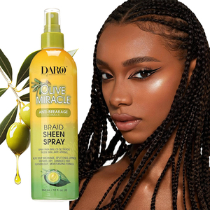 DARO Spray Capillaire Miracle Éclat et Lissage à <span class=keywords><strong>l</strong></span>'<span class=keywords><strong>Huile</strong></span> <span class=keywords><strong>d</strong></span>'<span class=keywords><strong>Olive</strong></span> et <span class=keywords><strong>de</strong></span> Tea Tree 12 Fl.oz 355ml – Soin Capillaire Nourrissant en Profondeur et Apaisant le Cuir Chevelu - Product Image 1