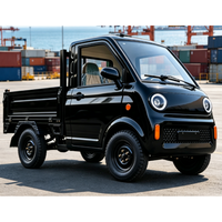 Camionnette de fret électrique à faible vitesse EEC COC avec caisse fermée, conduite à gauche, batteries au lithium 3500W, 72V 105AH