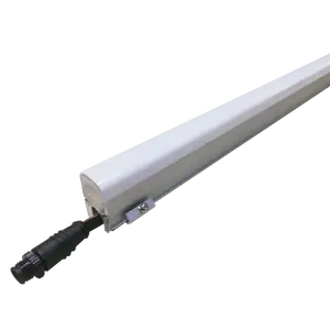Barra de luz linear led ip67 personalizada, alta qualidade, impermeável, led, 12w, rgb, dmx 512, carcaça de alumínio, barra de luz led