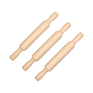 Ensemble de mini rouleaux à pâtisserie en bois de 7 pouces avec 3 petites planches à pâtisserie pour les enfants pour <span class=keywords><strong>Play</strong></span> <span class=keywords><strong>Doh</strong></span> Cookie Dough Arts Crafts pour les garçons - Product Image 1