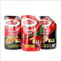 Emballage HY, sachet à bec verseur pour remplissage à chaud, sauce tomate 250 ml, sachet en aluminium à bec verseur pour sauce, sachet en aluminium à bec verseur pour sauce