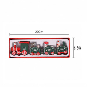 ของตกแต่งคริสต์มาส, รถไฟไม้คริสต์มาส, ของขวัญวันหยุด, และขายส่งงานฝีมือไม้ - Product Image 6
