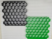 Sortie d'usine Grille d'herbe de gravier en nid d'abeille en plastique pour allée, terrain de paddock, parking