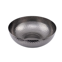 Bol rond en métal moderne, design martelé, service de table, vaisselle, cadeau de mariage, cadeau de retour, prix de gros, bol polyvalent