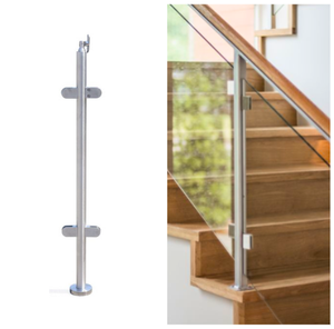 Système de garde-corps en <span class=keywords><strong>verre</strong></span> extérieur sans cadre SUS304 en acier inoxydable résistant aux intempéries poteaux de serrage en <span class=keywords><strong>verre</strong></span> Poutres <span class=keywords><strong>a</strong></span> <span class=keywords><strong>Fixation</strong></span> <span class=keywords><strong>Verre</strong></span> - Product Image 4