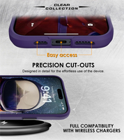 Antichoc Armure Clair Téléphone étui pour iphone 16 Pro Max 15 14 Plus 13 11 12 Pro De Luxe TPU Pare-chocs Clair Dur PC Couverture Arrière Cas