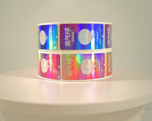 Rollo de logotipo impreso personalizado, plástico, vinilo, PVC, adhesivo impermeable para alimentos, botella de vidrio, embalaje, etiqueta adhesiva, Impresión de etiquetas - Product Image 2