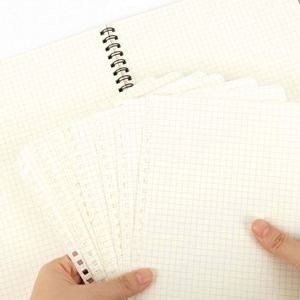 Carnet de notes de luxe A4/A5 en lin avec spirale pour étudiants, idéal pour la sublimation et les réunions - Product Image 1