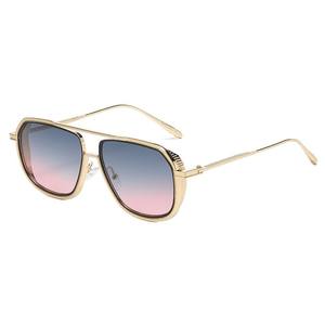 Nouvelles lunettes de soleil polarisées UV400 à monture métallique, double pont, pour homme, style tendance, personnalité affirmée, en <span class=keywords><strong>acier</strong></span> inoxydable de haute qualité - Product Image 5
