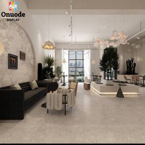 Quiosco de Café Moderno con Iluminación LED para Diseño de Cafeterías, Exhibición y Almacenamiento en Cafeterías y Bares - Product Image 4