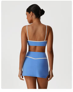 Kadın 2 parça tenis etek tenis nefes açık spor Golf giyim tenis giyim giymek - Product Image 3