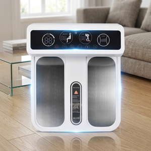 เครื่องนวดขาและเท้าแบบพกพาอินฟราเรดรุ่นล่าสุด พร้อมฟังก์ชั่นความร้อนในประเทศจีน เครื่องนวดเท้าไฟฟ้าระบบสั่น EMS - Product Image 3